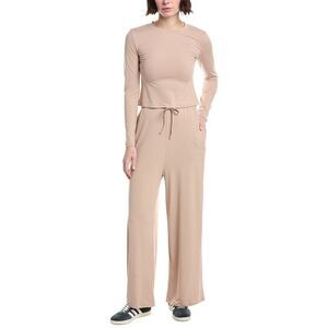 Marion Womens  2Pc Top & Lounge Pant Set, Brown